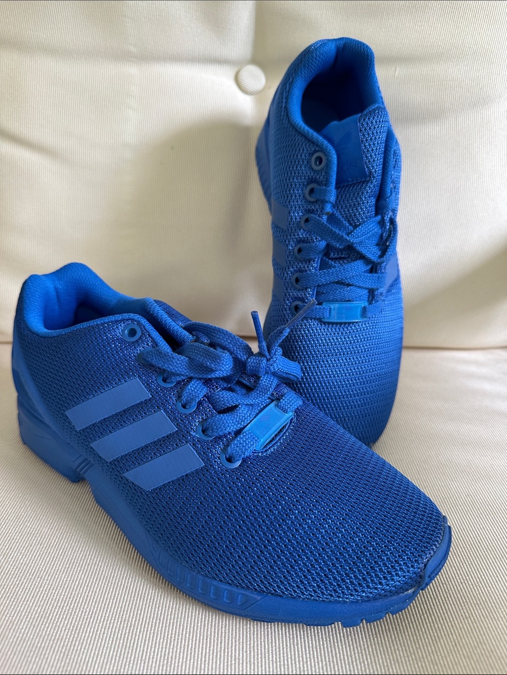 Men's Adidas Torsion ZX Flux Blue Mesh Running Shoes mens 7/women8-8.5